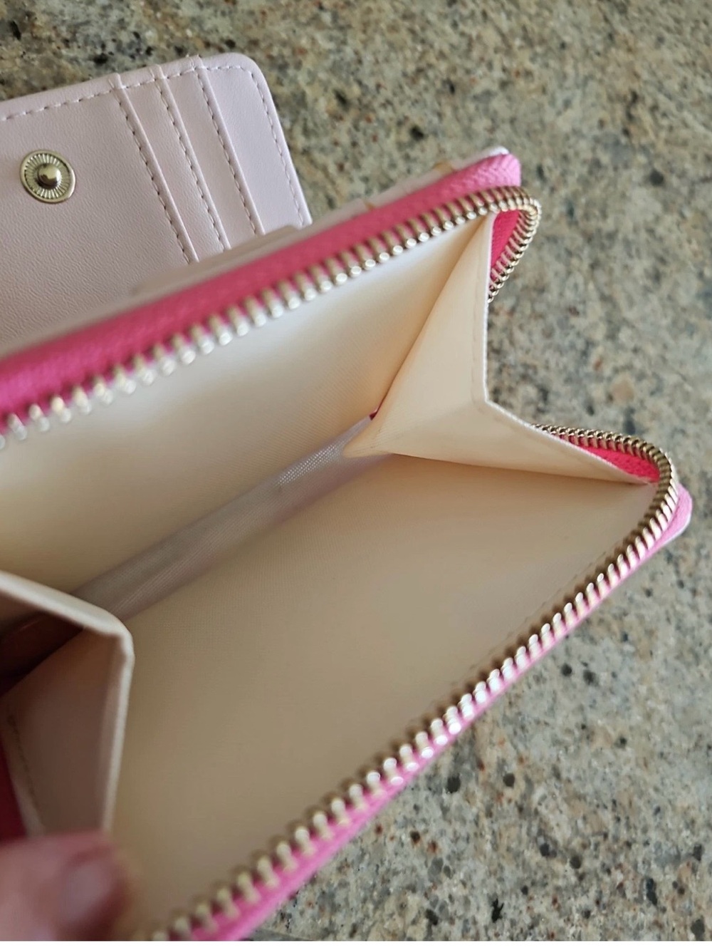 NWT Spartina 449 Floral Pink and Green Zip Wallet - Picture 5 of 8